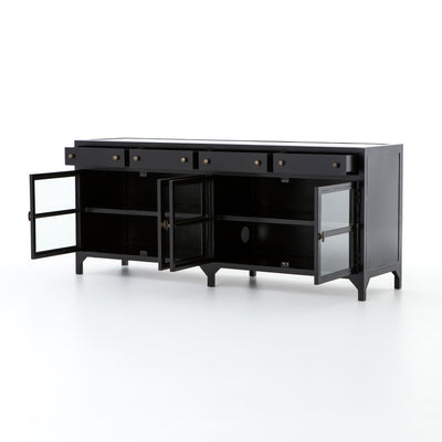 product image for Shadow Box Media Console In Black 32