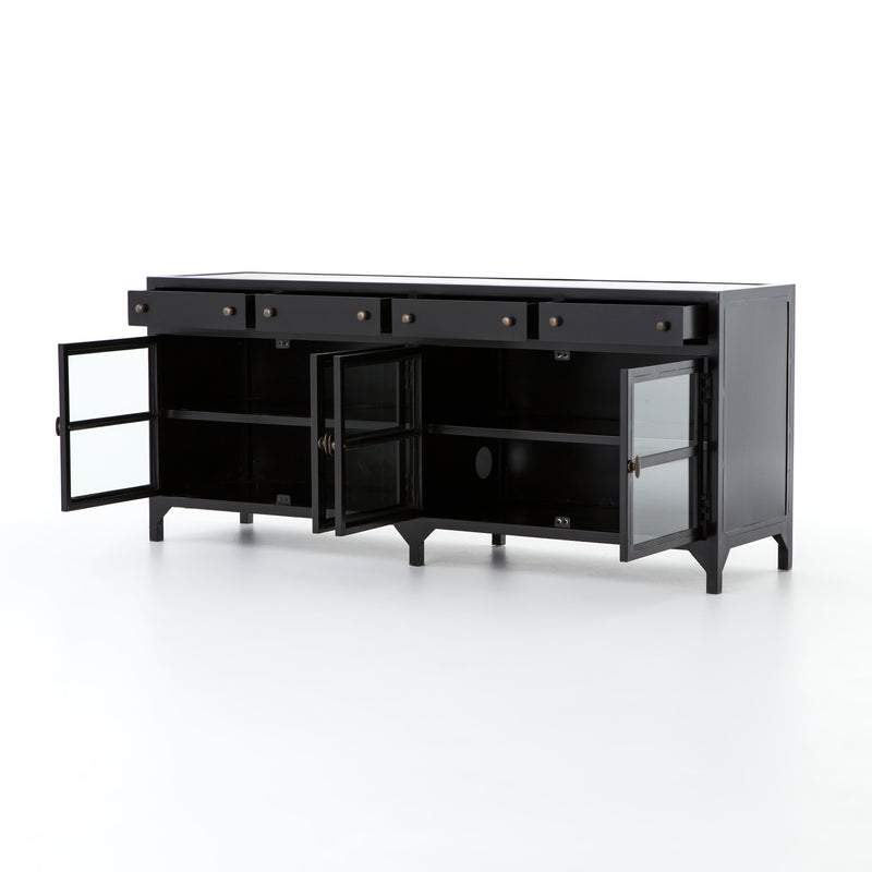 media image for Shadow Box Media Console In Black 28