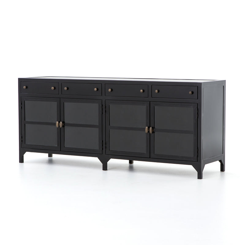 media image for Shadow Box Media Console In Black 246