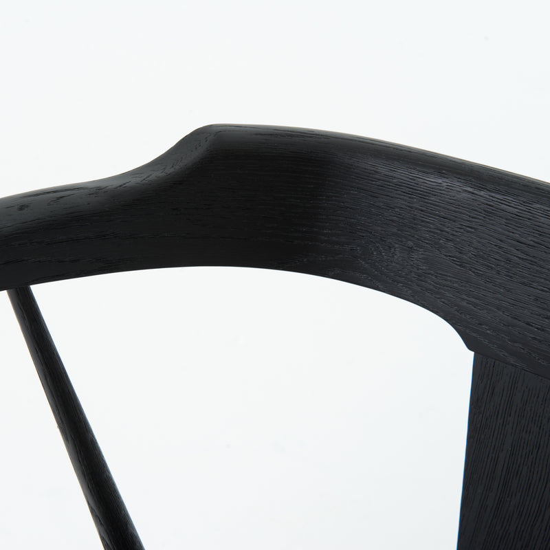media image for Ripley Dining Chair In Black Oak 239