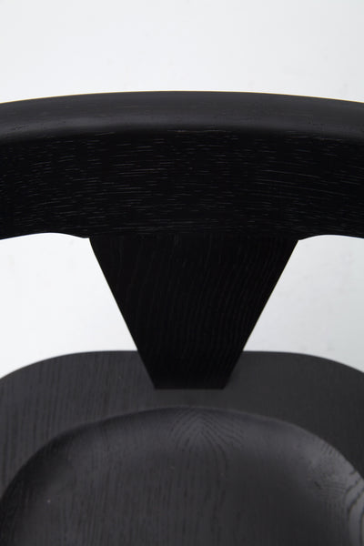 product image for Ripley Dining Chair In Black Oak 50