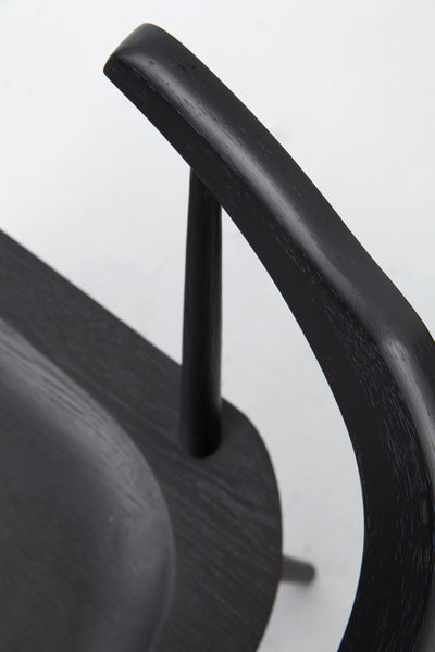 product image for Ripley Dining Chair In Black Oak 9