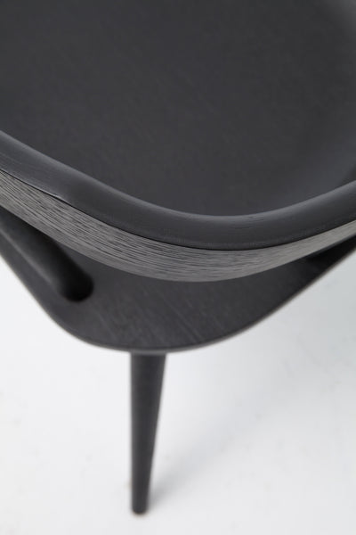 product image for Ripley Dining Chair In Black Oak 38