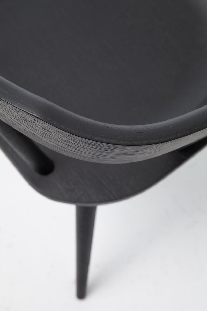 media image for Ripley Dining Chair In Black Oak 295