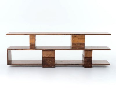 product image for ginger console table in natural peroba 3 26