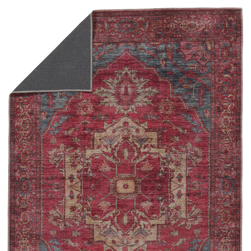 media image for gloria medallion red blue rug by jaipur living rug155401 3 291