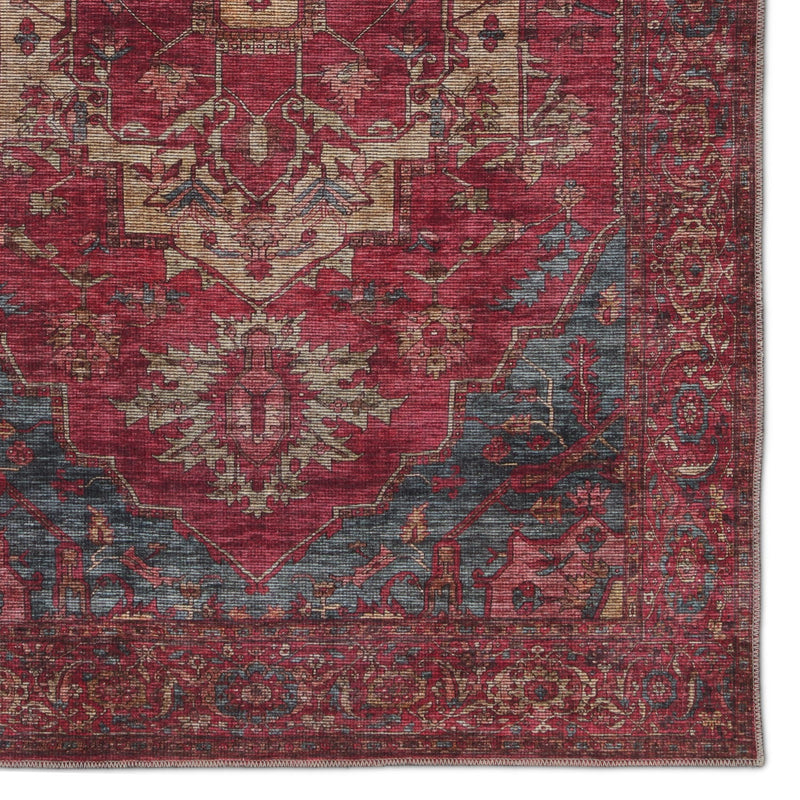 media image for gloria medallion red blue rug by jaipur living rug155401 4 283