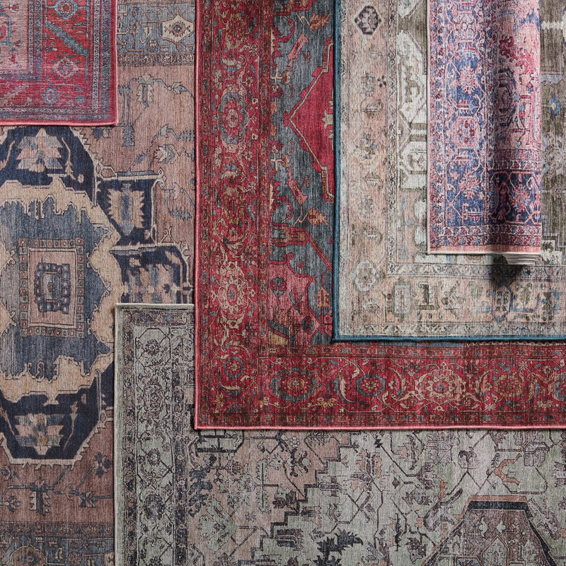 media image for gloria medallion red blue rug by jaipur living rug155401 6 274