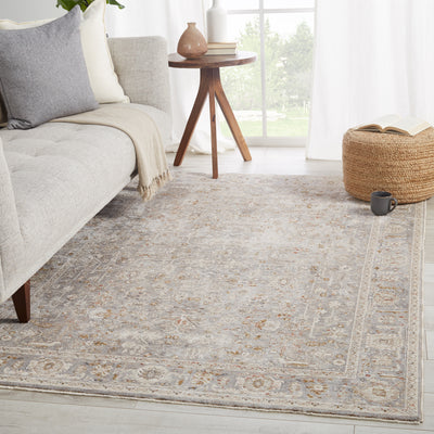 product image for Amaris Oriental Gray & Cream Rug by Jaipur Living 52