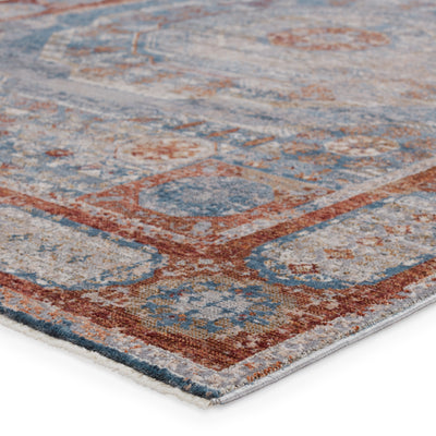 product image for Valentia Arcadia Blue & Red Rug 2 17