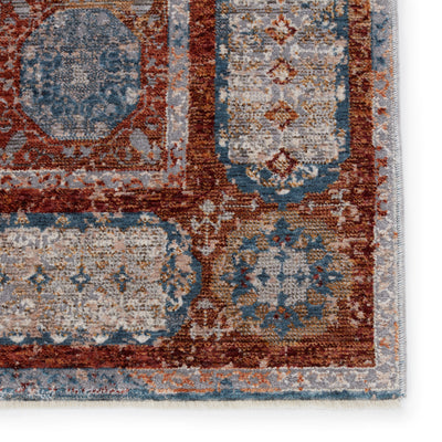product image for Valentia Arcadia Blue & Red Rug 4 26