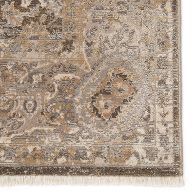 product image for Baptiste Oriental Dark Taupe & Gold Rug by Jaipur Living 68