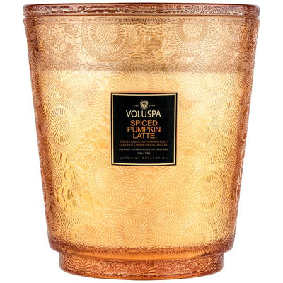 product image for spiced pumpkin latte 5 wick hearth candle 2 34