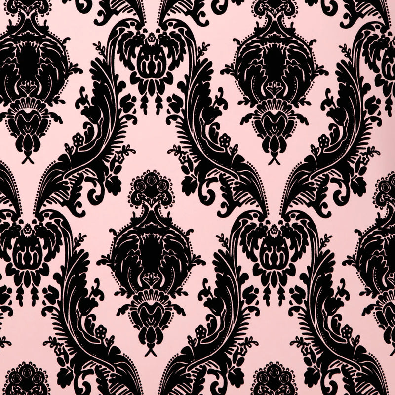 media image for Heirloom Wallpaper in Black/Pink by Burke Decor 294