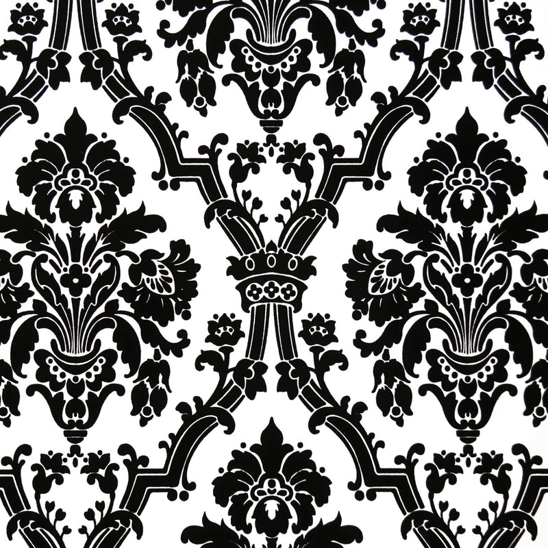 media image for Empire Wallpaper in Black/White by Burke Decor 265