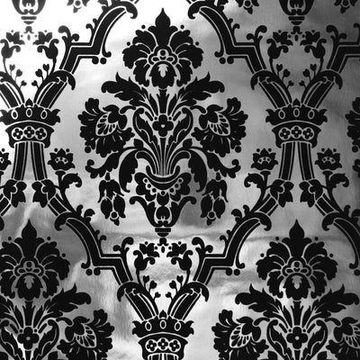 product image of Empire Wallpaper in Black/Silver by Burke Decor 581