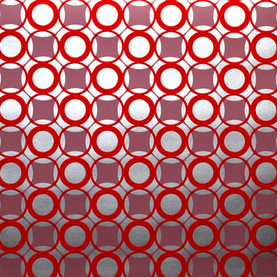 product image for Circles Wallpaper in Scarlet by Burke Decor 22
