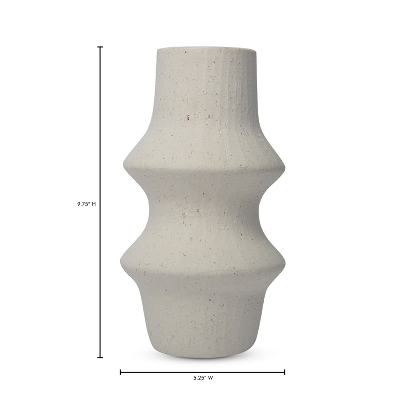 media image for Lacy Vase White By Moes Home Mhc Vz 1050 18 6 259