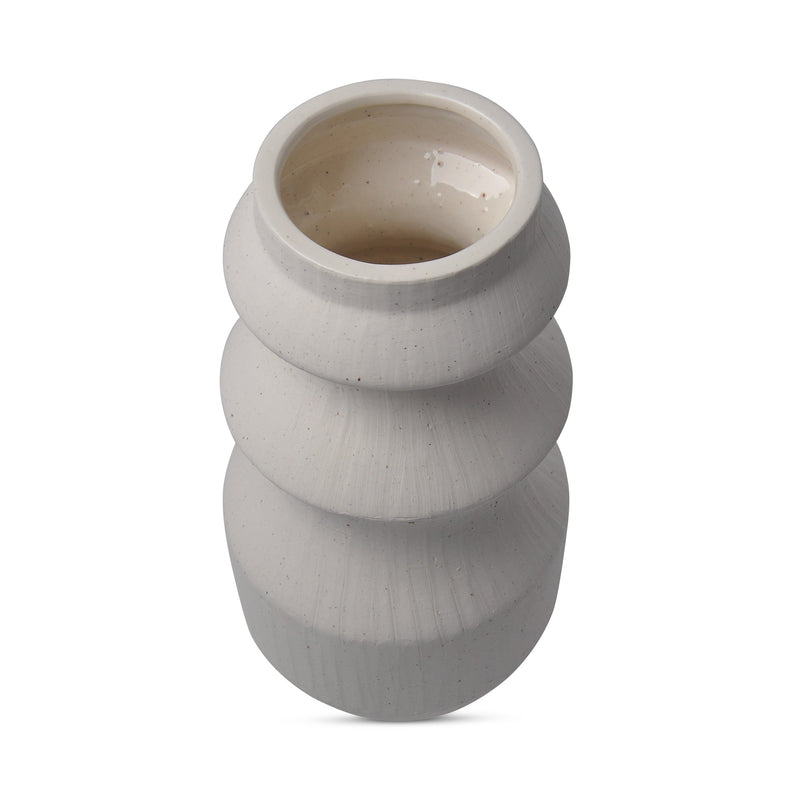 media image for Perri Vase White By Moes Home Mhc Vz 1051 18 5 231
