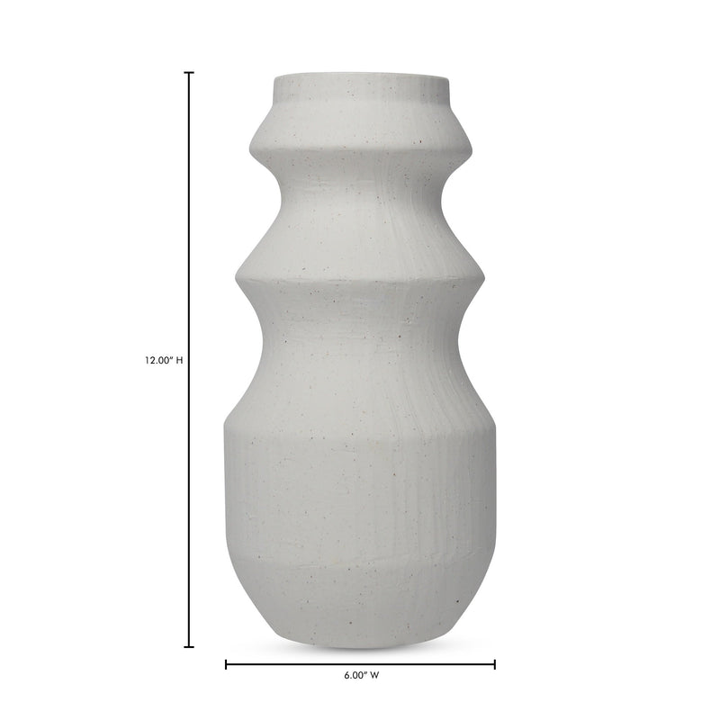 media image for Perri Vase White By Moes Home Mhc Vz 1051 18 6 264