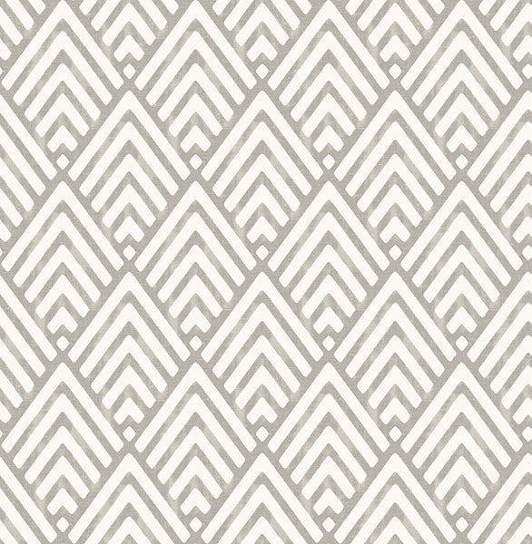 media image for Vertex Charcoal Diamond Geometric Wallpaper from the Symetrie Collection by Brewster Home Fashions 248