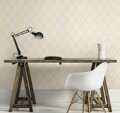 product image for Vertex Diamond Geometric Wallpaper from the Symetrie Collection by Brewster Home Fashions 97