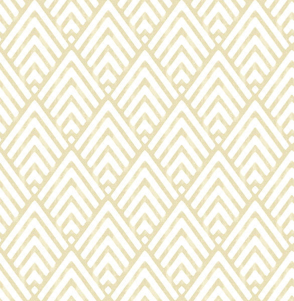 media image for Vertex Gold Diamond Geometric Wallpaper from the Symetrie Collection by Brewster Home Fashions 251