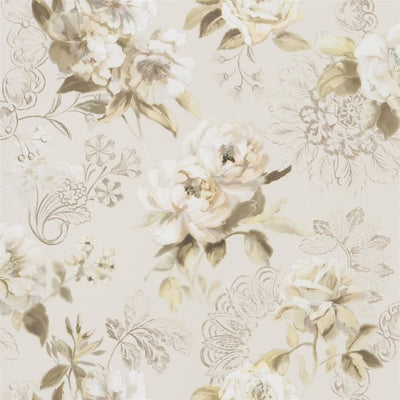 product image of Victorine Wallpaper in Pale Birch from the Mandora Collection by Designers Guild 510