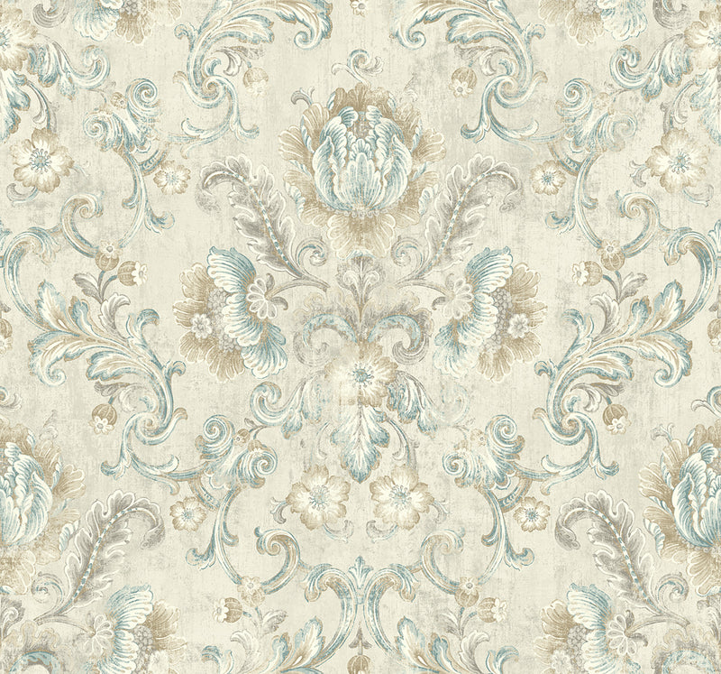 media image for Vintage Cameo Wallpaper in Antiquated Neutral from the Vintage Home 2 Collection by Wallquest 257