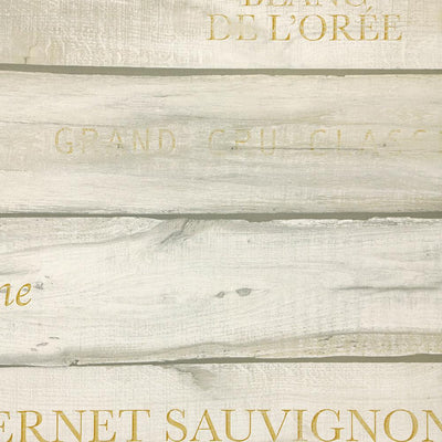 product image of Vintage Wine Crate Wallpaper in Cream from the Precious Elements Collection by Burke Decor 580
