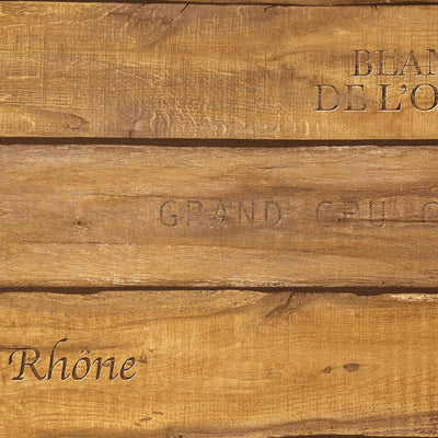 product image of Vintage Wine Crate Wallpaper in Oak from the Precious Elements Collection by Burke Decor 554