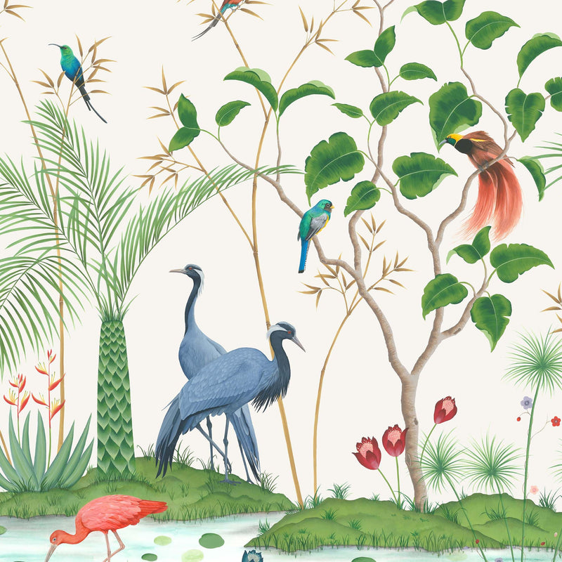media image for Mirage Ivory Wallpaper from the Empyrea Collection by Osborne & Little 227