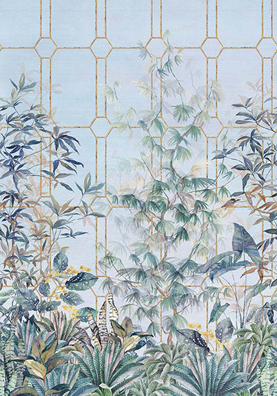 product image for Katsura Sky Blue Wallpaper from the Empyrea Collection by Osborne & Little 73