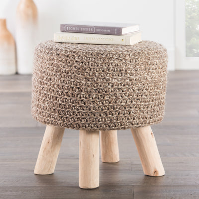 product image for Montana Knitted Taupe Stool 30