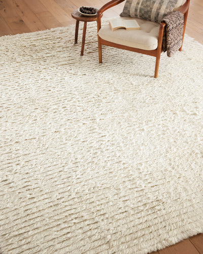 product image for Woodland Hand Knotted Ivory Rug By Amber Lewis X Loloi Woodwoo 01Iv00A0E0 7 62
