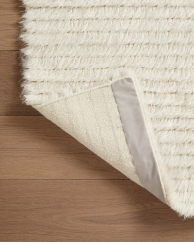 product image for Woodland Hand Knotted Ivory Rug By Amber Lewis X Loloi Woodwoo 01Iv00A0E0 5 45