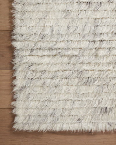 product image for Woodland Hand Knotted Silver Rug By Amber Lewis X Loloi Woodwoo 01Si00A0E0 4 97