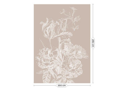 product image for Engraved Flowers Sand No. 1 Wallpaper by KEK Amsterdam 21