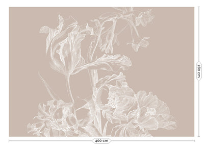 product image for Engraved Flowers Sand No. 1 Wallpaper by KEK Amsterdam 29