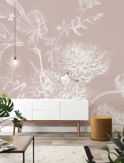 product image for Engraved Flowers Nude No. 2 Wallpaper by KEK Amsterdam 41