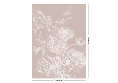 product image for Engraved Flowers Nude No. 2 Wallpaper by KEK Amsterdam 88