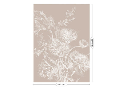 product image for Engraved Flowers Sand No. 2 Wallpaper by KEK Amsterdam 40