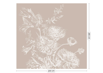 product image for Engraved Flowers Sand No. 2 Wallpaper by KEK Amsterdam 43