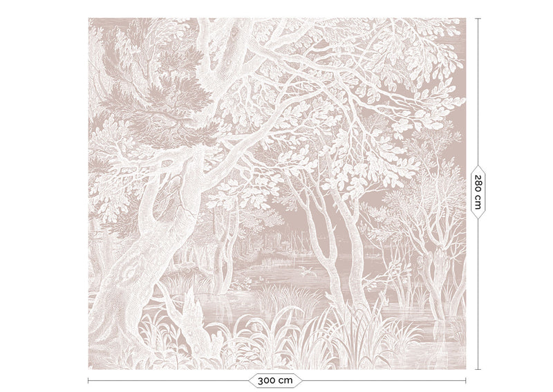 media image for Engraved Landscapes Nude No. 1 Wallpaper by KEK Amsterdam 22