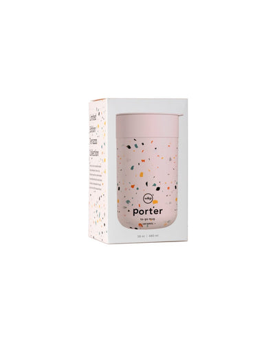 product image for porter mug 16 oz terrazzo charcoal 6 77