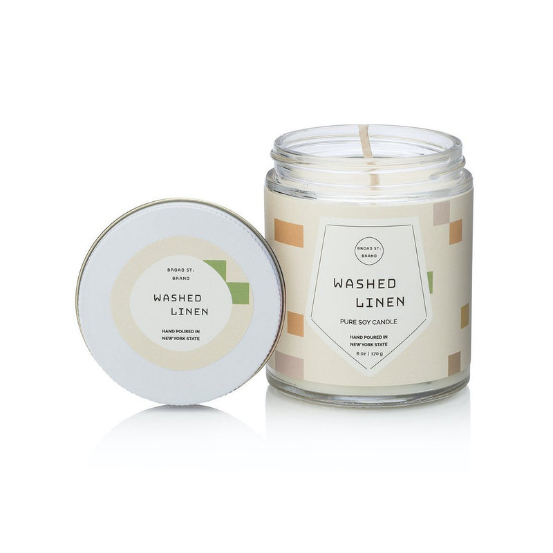 media image for washed linen candle 1 1 290