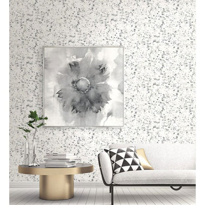 product image of Watercolor Splatter Wallpaper in Greys from the L'Atelier de Paris collection by Seabrook 596