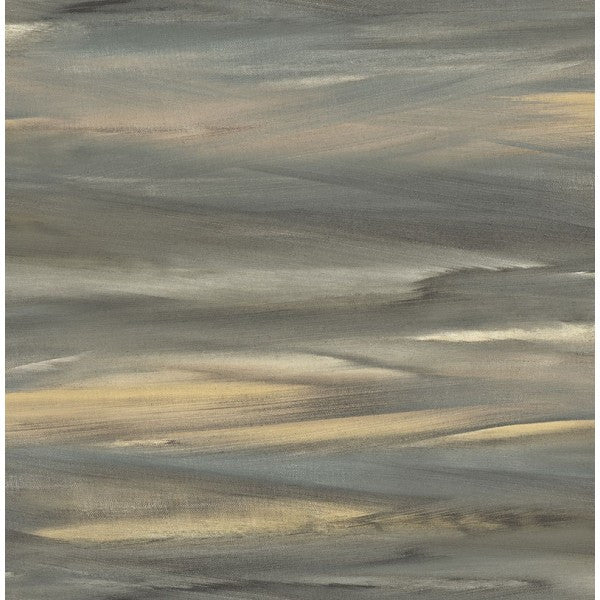 media image for Watercolor Strokes Wallpaper in Browns and Greys from the L& 223