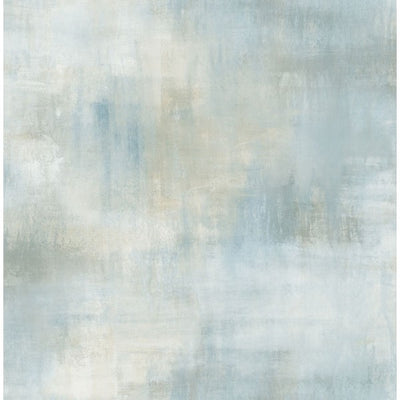 product image of Watercolor Tonal Wallpaper in Blue and Grey from the L'Atelier de Paris collection by Seabrook 531