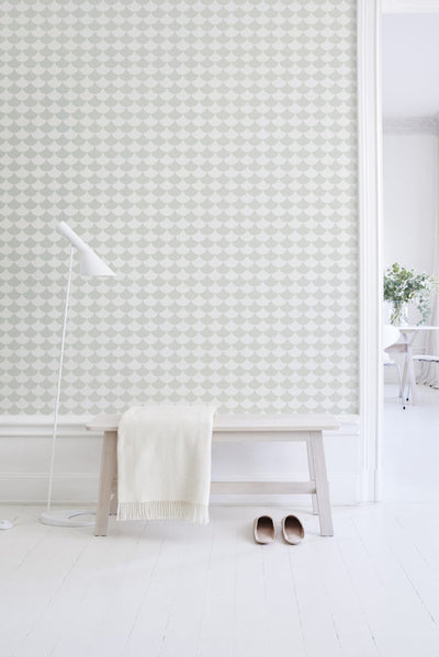 product image for Waves Wallpaper in Dusty Light Aqua 5